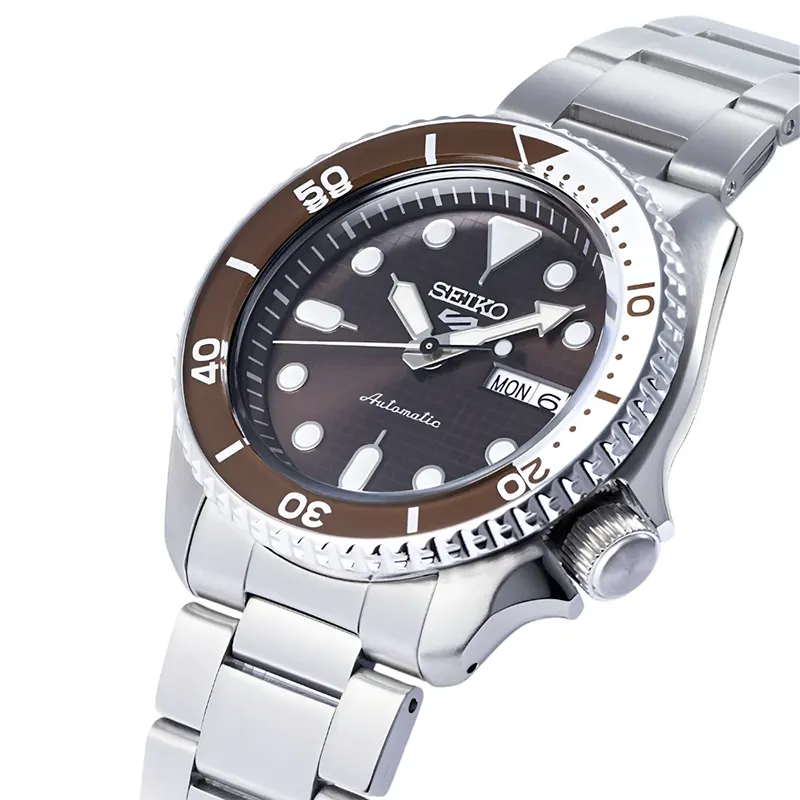 Seiko 5 Sports Limited Edition Brown Dial Men's Watch- SRPM13K1